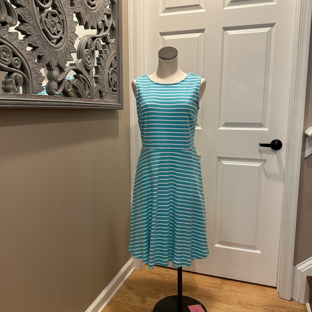 Talbots Fit & Flare Dress Medium.